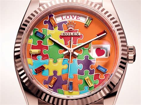 rolex day date autism|rolex day date puzzle dial.